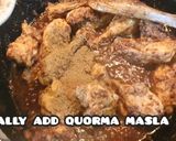 A picture of step 8 of Chicken Quorma.