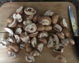 A picture of step 3 of Fennel and mushroom soup - vegan.