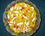 A picture of step 4 of Banana Halwa.