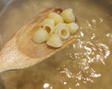Foto del paso 5 de la receta: Galets con Gírgoles y crema de foie-gras