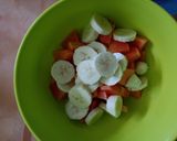 Foto langkah ke 3 dari resep Es Buah Oranye.