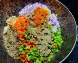 Foto del paso 1 de la receta: Quinua con Carne Molida 🥕🌶️🫑🧅 Alcaparrada...!