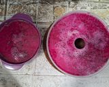 Foto langkah ke 4 dari resep Puding Santan Buah Naga.