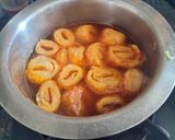 A picture of step 3 of Creamy Soya chaap.