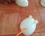 Foto del paso 7 de la receta: Ratones divertidos (huevo)