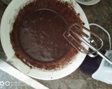 A picture of step 1 of Chocolate biscuts cake.