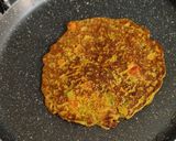 A picture of step 6 of Sattu powder chilla - High protein breakfast.
