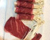 Foto langkah ke 1 dari resep Enoki Beef Roll#FestivalResepAsia#Jepang#Dagingsapi.