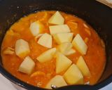Foto del paso 3 de la receta Guiso de chipirones con gambas al azafrán