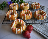 Foto del paso 9 de la receta: Donuts de fresa