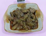 A picture of step 3 of Chicken liver masala.