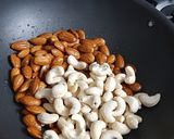 A picture of step 1 of Dry fruit Namkeen.