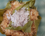 Foto langkah ke 6 dari resep Sawut Gula merah With Takir Bunga.