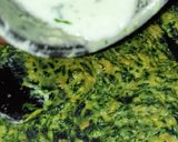 A picture of step 6 of Paneer Methi Chaman.