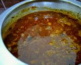 A picture of step 5 of Prawn Sahi Biryani in my style.