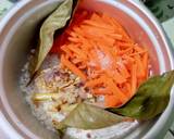 Foto langkah ke 5 dari resep Nasi Liwet Bunga Telang & Wortel 🥕.