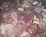 A picture of step 1 of Mutton Pilau.