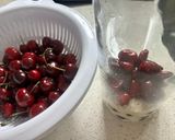 Hình bước làm 1 của món Cherry syrup 🍒 🍒