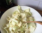 Stir Fry Round Cabbage with dried shrimps () recipe step 5 photo
