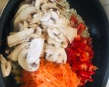Foto del paso 2 de la receta: Briwat rellenas con verduras y atún🥟🥠
