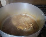 A picture of step 3 of Beef Aloo gosht.