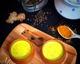 A picture of step 2 of Immunity Booster Turmeric Milk. (Golden Milk).