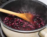 A picture of step 1 of Stuffed Brioche French Toast with Blueberry Compote & Whipped Cream.
