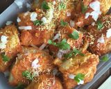 A picture of step 11 of Seyal paav (bread in onion tomato gravy).