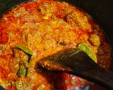 A picture of step 11 of Red potato beef biryani.