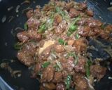 A picture of step 5 of Chilli chicken.