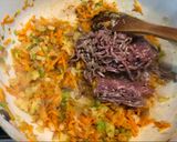 Foto del paso 5 de la receta: Sopa de carne con verduras y mariposas