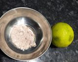A picture of step 1 of Palak Amla & apple juice.