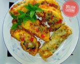 A picture of step 6 of Yamarita and omelette roll.