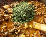 A picture of step 5 of Emily’s Bolognese.