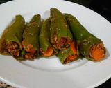 Foto del paso 8 de la receta Pimientos verdes rellenos sin gluten