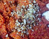 A picture of step 5 of Gajar Ka Halwa with Khoya.