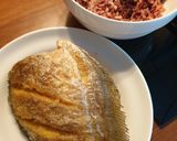 รูปขั้นตอนการทำที่ 1 ของ ข้าวผัดแจ่วบองปลาสลิด🐟🌶