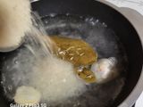 Arroz blanco con Pollo frito