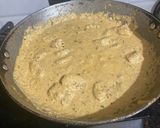 A picture of step 7 of Coconut Gravy Chaap.