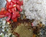 मटार बटाटा भाजी (Matar Batata Bhaji Recipe In Marathi) रेसिपी स्टेप 3 फोटो 
