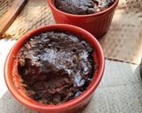 A picture of step 8 of Eggless Chocolate Cobbler.