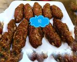 A picture of step 5 of Haryali Seekh Kabab.