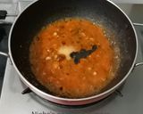 A picture of step 5 of Korean chewy garlic Potato in Red sauce.
