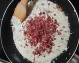 Foto del paso 3 de la receta: Pasta con jamón, salsa de trufa y champiñón