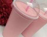 A picture of step 2 of Strawberry smoothie.