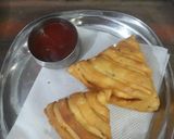 A picture of step 14 of Double layer aalu samosa.