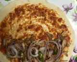 A picture of step 4 of Pizza Paratha.