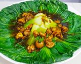 Foto langkah ke 5 dari resep Bok Choy Siram Kulit Ayam.