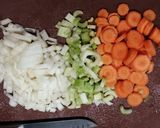 A picture of step 1 of Beef cheeks in Red wine sauce.