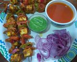 पनीर टिक्का (Paneer tikka recipe in hindi) रेसिपी चरण 5 फोटो